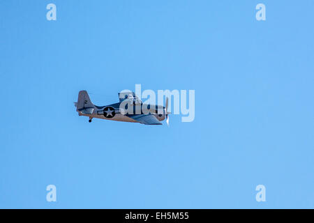 Eine Grumman F4F Wildcat beim 2011 Flügel über Camarillo Air show in Camarillo / Kalifornien Stockfoto