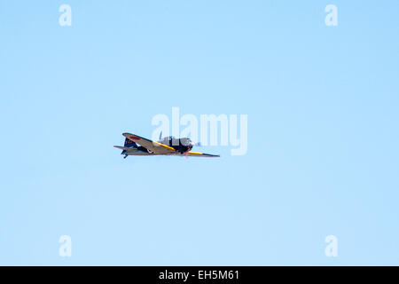 Ein Mitsubishi A6M Zero über die Flügel über Camarillo Airshow 2011 Stockfoto