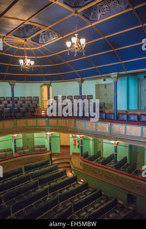 Innenraum der viktorianische Gaiety Theatre in Shimla, Himachal Pradesh, Indien Stockfoto