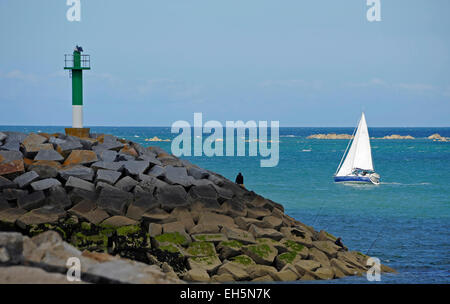 Saint-Quay-Portrieux, Côtes-d ' Armor, Bretagne, Bretagne, Frankreich Stockfoto