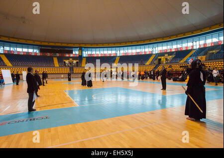 Piemont, Turin, Italien. 7. März 2015.   Cik Kendo Italienmeisterschaften individuell - starten Wettbewerbe Credit: wirklich Easy Star/Alamy Live News Stockfoto