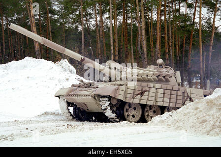 Main Battle Tank t-62. Stockfoto