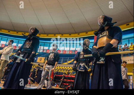 Piemont, Turin, Italien. 7. März 2015.   Cik Kendo Italienmeisterschaften individuell - starten Wettbewerbe Credit: wirklich Easy Star/Alamy Live News Stockfoto