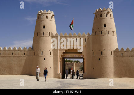 Al Jahili Fort, Al Ain, Abu Dhabi, Vereinigte Arabische Emirate Stockfoto