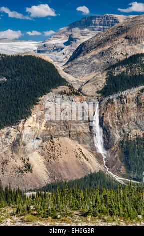 Gespeisten unterschritten werden Icefield von Iceline Trail, kanadischen Rocky Mountains, Yoho Nationalpark, Britisch-Kolumbien, Kanada Stockfoto