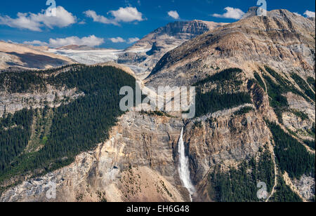 Gespeisten unterschritten werden Icefield von Iceline Trail, kanadischen Rocky Mountains, Yoho Nationalpark, Britisch-Kolumbien, Kanada Stockfoto