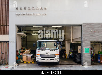 Gage Street Abfall Sammelstelle, Hong Kong Insel, Hong Kong Stockfoto