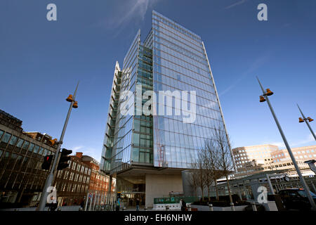 Die Nachrichten, die Gebäude aka Baby Shard London Bridge, London Stockfoto