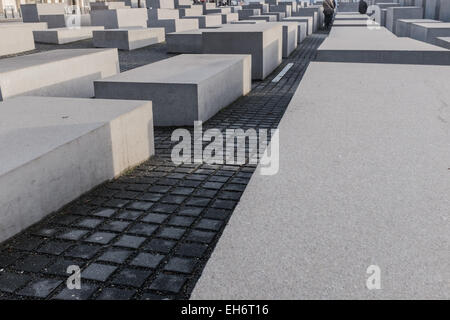 Europa, Deutschland, Berlin, das Denkmal für die ermordeten Juden von Europa Deutsch: Denkmal Für Die Ermordeten Juden Europas Stockfoto