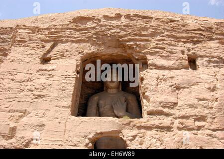 UNESCO-Yungang Grotten buddhistischen Höhlen, China Stockfoto