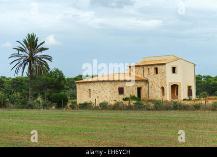 Spanischen mittelalterlichen Landhaus. Platz für Ihren Text. Stockfoto