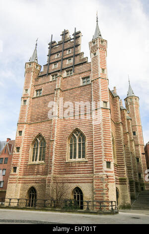 Die Vleeshuis auch Metzger Hall oder Fleisch Hall, ist eine ehemalige Guildhall in das Zentrum von Antwerpen, erbaut im frühen 16. Jahrhundert Stockfoto