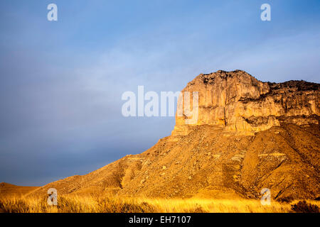 El Capitan Peak (8.085 ft. / 2.464 m), Guadalupe Mountains Nationalpark, Texas USA Stockfoto