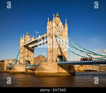 Tower Bridge-London. Stockfoto