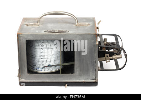 NEGRETTI Zambra Thermograph Stockfoto