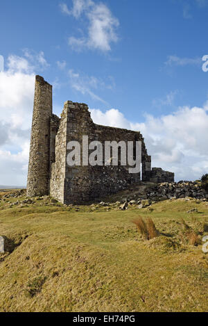 Neue Phoenix Mine Maschinenhaus (aka Tal Silberbergwerk) in der Nähe von Schergen, Cornwall Stockfoto