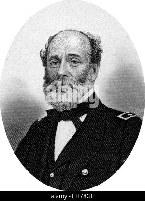 Gravur von Rear Admiral Charles Stuart Boggs Stockfoto