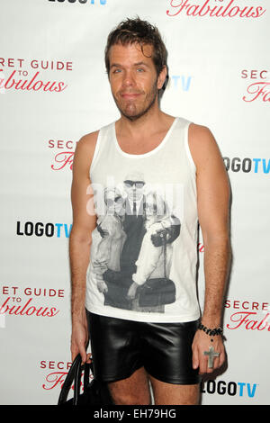 Logo-TV Premierenparty für "Secret Guide to Fabulous" im Crosby Street Hotel in New York Stadt - Ankünfte mit: Perez Hilton wo: Manhattan, New York, USA bei: 04 Sep 2014 Stockfoto