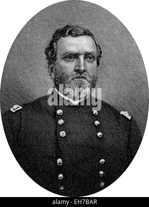 Gravur von Virginia geboren Union Major General George Henry Thomas Stockfoto