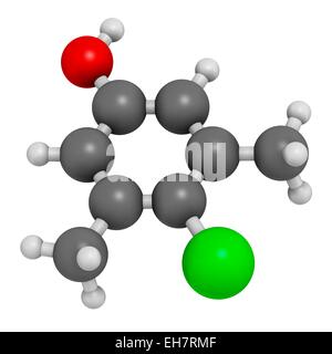 Chloroxylenol antiseptische Molekül Stockfoto