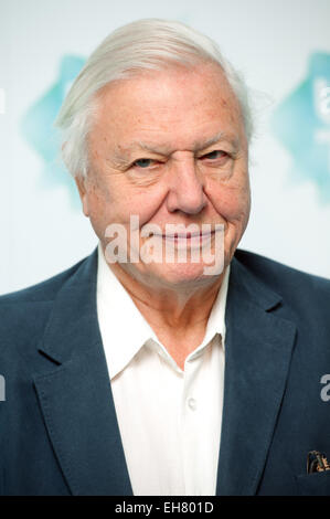 UKTV Live Showcase statt bei Philips, Howick Place - Ankünfte. Mitwirkende: Sir David Attenborough Where: London, Vereinigtes Königreich bei: 04 Sep 2014 Stockfoto