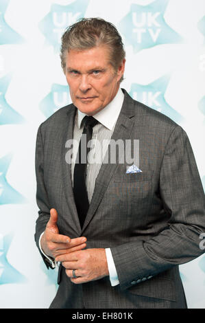 UKTV Live Showcase statt bei Philips, Howick Place - Ankünfte. Mit: David Hasselhoff Where: London, Vereinigtes Königreich bei: 04 Sep 2014 Stockfoto