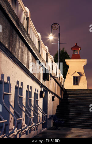 St. John Leuchtturm. St. John, New Brunswick, Kanada Stockfoto