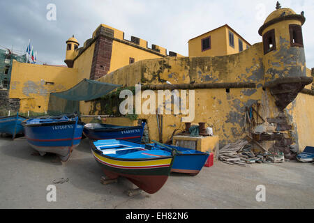 Sao Tiago Fort, Funchal, Madeira, Portugal, Atlantik, Europa Stockfoto