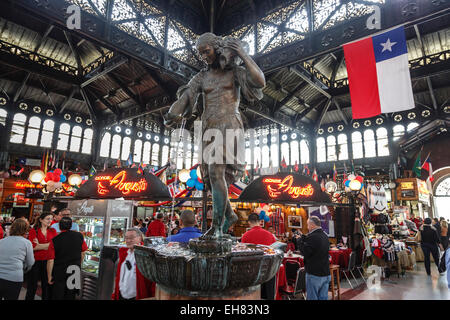 Mercado Central, Santiago, Chile, Südamerika Stockfoto