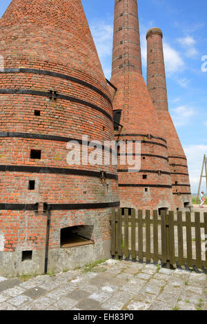 Kalk-Öfen, Zuiderzee Freilichtmuseum, See Ijssel, Enkhuizen, Nord-Holland, Niederlande, Europa Stockfoto