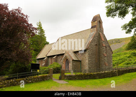 St. Peters Kirche Martindale Valley Cumbria England UK in der Nähe von Pooley Bridge Stockfoto
