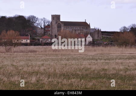 St.-Margarethen Kirche Cley-Next-the-Sea, Norfolk, England Stockfoto