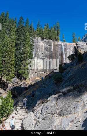 Vernal Fall im September, Yosemite-Nationalpark, Kalifornien Stockfoto