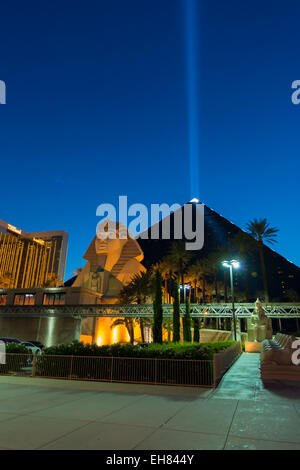 Luxor Hotel And Casino In Las Vegas Stockfoto
