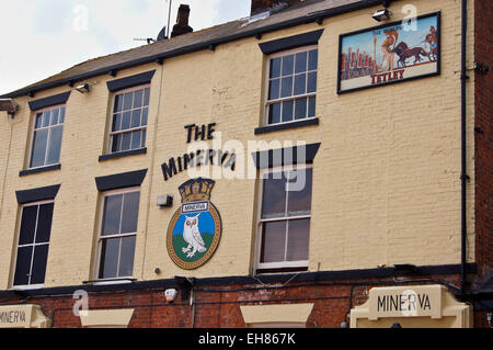 Minerva Pub, Pier St., Kingston upon Hull East Riding, Yorkshire, England Stockfoto