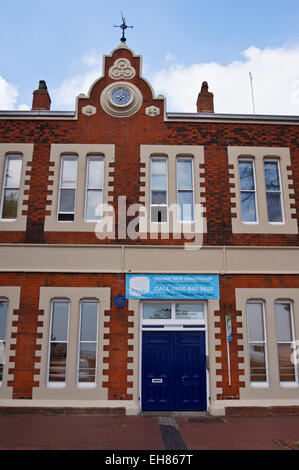 Ehemaligen Büros der Humber-Fähre in Hull Corporation Pier, 1880, Kingston upon Hull East Riding, Yorkshire, England Stockfoto