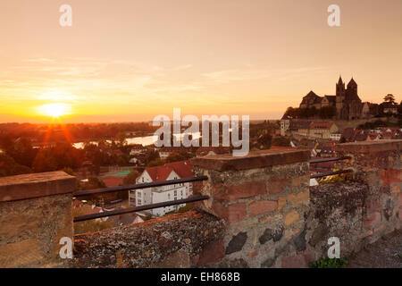 Bin Münsterbergs Hügel mit Münster St. Stephan, Breisach, Rhein, Kaiserstuhl, Breisgau, Schwarzwald, Baden-Württemberg, Deutschland Stockfoto