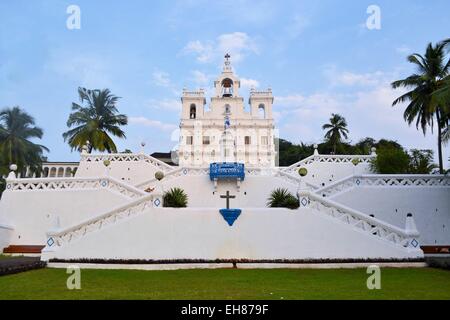 Kirche Mariä Unbefleckte Empfängnis Panaji, Goa, Indien Stockfoto