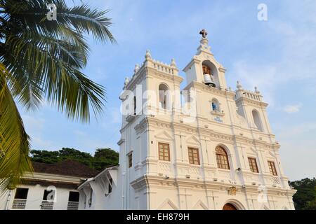 Katholische Christen Dorfkirche, Goa, Indien Stockfoto