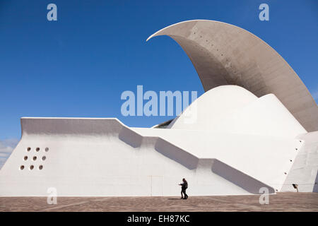 Auditorio de Tenerife "Adán Martín", Avantgarde Kongress- und Konzertsaal, vom Architekten Santiago Calatrava Stockfoto