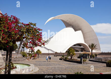 Auditorio de Tenerife "Adán Martín", Avantgarde Kongress- und Konzertsaal, vom Architekten Santiago Calatrava Stockfoto