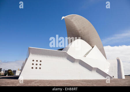 Auditorio de Tenerife "Adán Martín", Avantgarde Kongress- und Konzertsaal, vom Architekten Santiago Calatrava Stockfoto