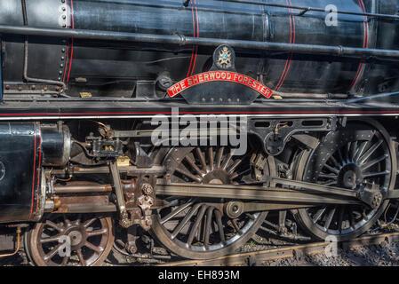 Dampf & Sterne 4, SSS4 an der Llangollen Railway 7. März 2015. LMS Stanier Klasse 5 4-6-0 5231 Sherwood Förster in Llangollen Stockfoto