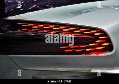 Aston Martin Vulcan gezeigt auf der Genfer Motor Show 2015 Stockfoto