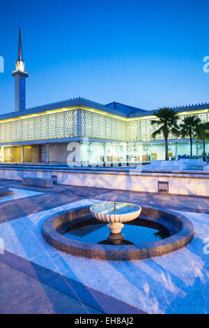 Malaysische nationale Moschee (Masjid Negara), Kuala Lumpur, Malaysia. Stockfoto