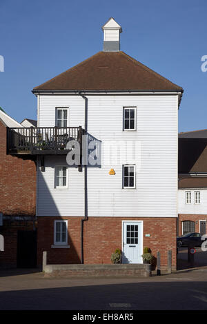 Gehäuse auf das Eindringen Parkgrundstück bei Greenhithe, Kent, UK. Stockfoto