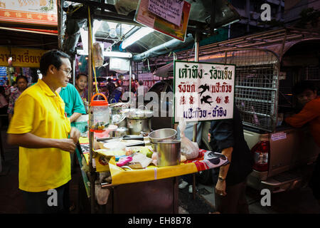 Vogelnest-Suppe Shop. Chinatown. Bangkok. Thailand. Stockfoto