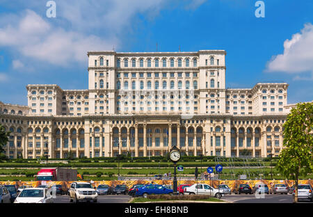 Das Europa der Bürger-Palast, Bukarest, Rumänien - auch bekannt als der Palast des Parlaments Stockfoto