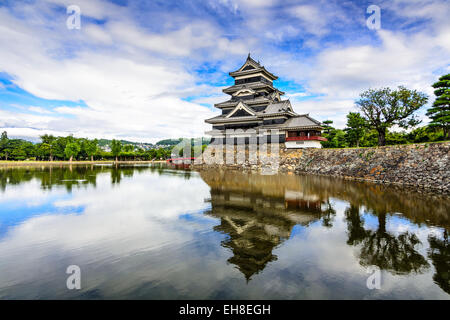 Mastumoto Burg in Matsumoto, Japan. Stockfoto