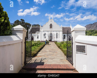 Niederländisch-Reformierte Kirche, Franschhoek, Südafrika Stockfoto